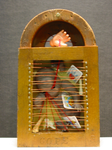     \"The Waste Land 6\"
mixed-media assemblage
    11\" x 7\" x 4\"
    2002
    Collection of John and Claire Duncan
